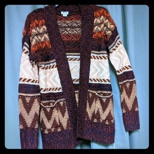 Tribal pattern sweater